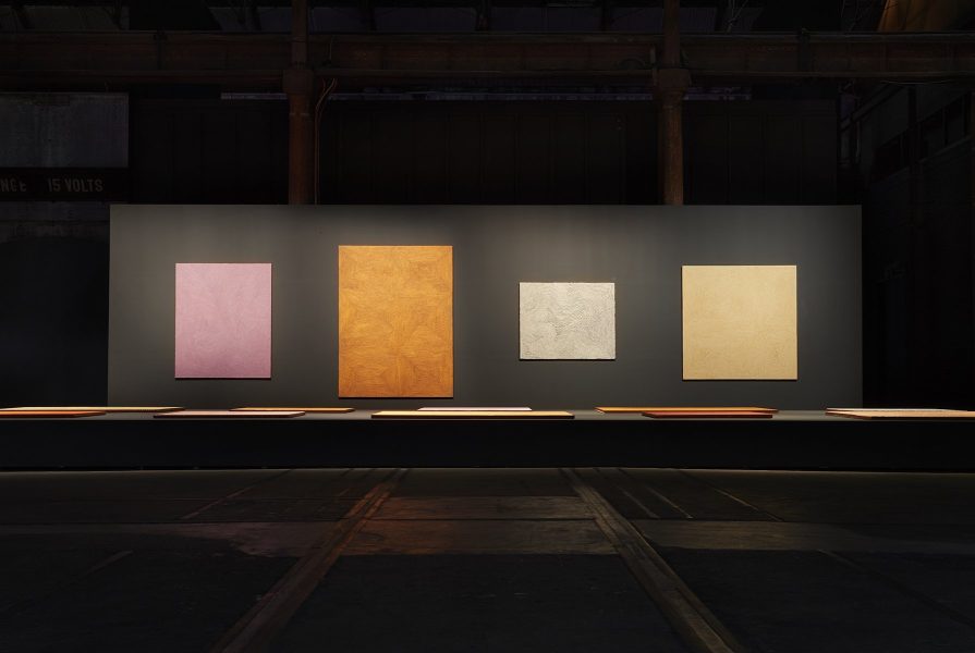 George Tjungurrayi. Installation view (2018) at Carriageworks for the 21st Biennale of Sydney