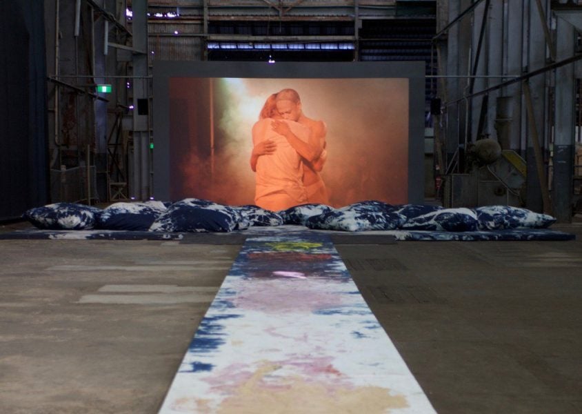 Korakrit Arunanondchai, Painting with history in a room filled with people with funny names 3, 2015–16