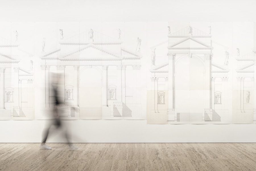 Luciano Fabro, 'Every Order is Contemporaneous of Every Other Order: Four Ways of Examining the Façade of the SS. Redentore in Venice', 1972