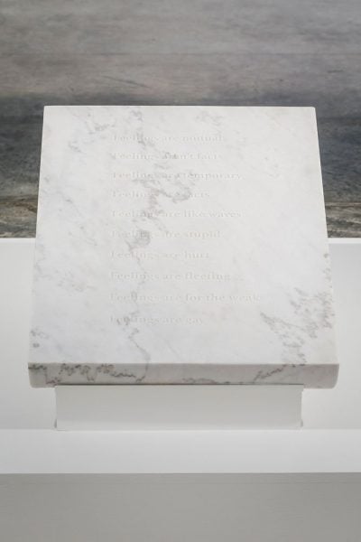 Nicole Wong, Feelings are, 2015 (detail)