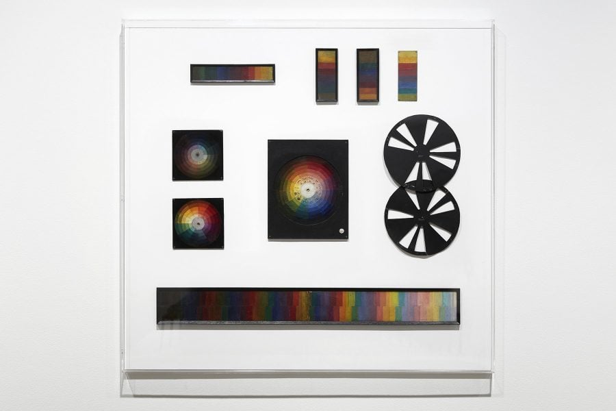Roy de Maistre, 'A set of colour discs, scales, wheels', 1917–19; 'Colour keyboard', c. 1919