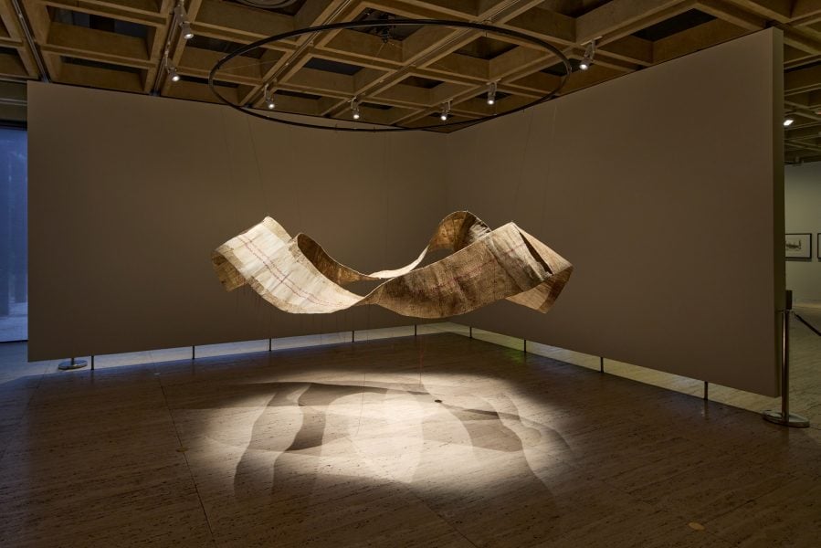 Chang En Man, The Future is the Past, The Path to the Ancestral Spirits, 2026. Commissioned by the Biennale of Sydney with generous support from Taipei Economic and Cultural Office, Sydney. Courtesy of the artist © Chang En Man. Installation view, 25th Biennale of Sydney, Rememory, 2026, Art Gallery of New South Wales. Photo © Art Gallery of New South Wales, Felicity Jenkins. 