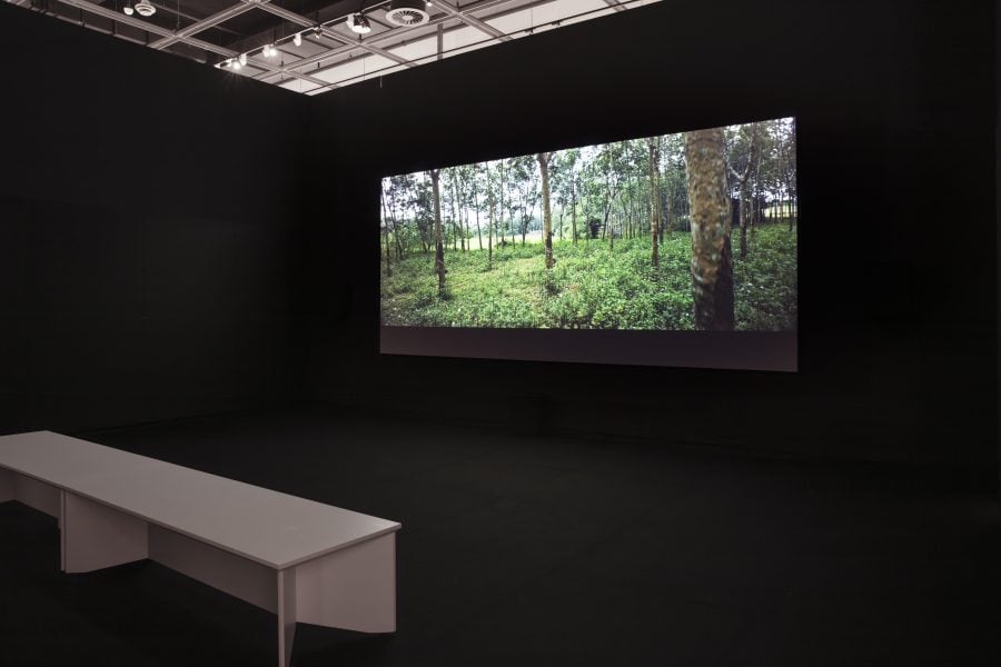 Tuấn Andrew Nguyen, The Unburied Sounds of a Troubled Horizon, 2022.Courtesy of the artist and James Cohan Gallery, New York © Tuấn Andrew Nguyen. Installation view, 25th Biennale of Sydney, Rememory, 2026, Chau Chak Wing Museum, The University of Sydney. Photograph: David James. 