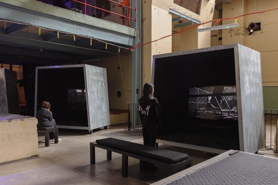 Chen Chieh-jen, Worn Away, 2022-2023. Courtesy of the artist © Chen Chieh-jen. Installation view, 25th Biennale of Sydney, Rememory, 2026, White Bay Power Station. Photograph: Document Photography