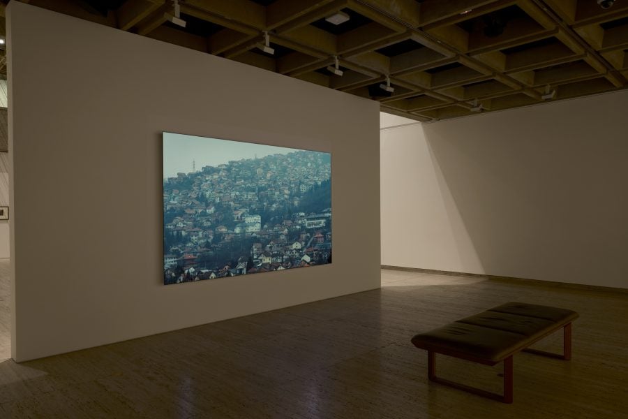 Kuba Dorabialski, Field Report, 2026. Commissioned by the Biennale of Sydney and Rubaiya Qatar, Qatar Museums and assistance from Consulate General of Poland in Sydney. Principal production funding from Screen Australia. Financed with support from Creative Australia and the Adelaide Film Festival Investment Fund. Courtesy of the artist © Kuba Dorabialski. Installation view, 25th Biennale of Sydney, Rememory, 2026, Art Gallery of New South Wales. Photo © Art Gallery of New South Wales, Felicity Jenkins