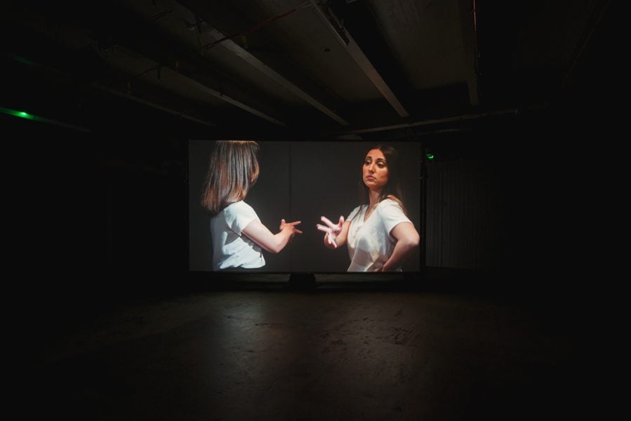 Emily Jacir, We Ate the Wind, 2023. Presentation at the 25th Biennale of Sydney is made possible by QATAR Museums Authority Rubaiya Qatar, Qatar Museums Authority. Originally commissioned by Musée cantonal des Beaux-Arts de Lausanne. Courtesy of the artist, Milani Gallery, Meanjin (Brisbane), Francesco Pantaleone Arte Contemporanea, Palermo and Experimenter Gallery, Kolkata © Emily Jacir. Installation view, 25th Biennale of Sydney, Rememory, 2026, White Bay Power Station. Photograph: Document Photography. 