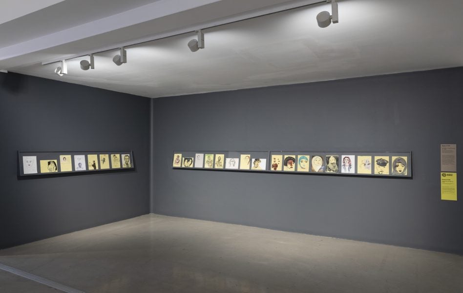 Mounira Al Solh, I Strongly Believe in Our Right to Be Frivolous, 2012–ongoing. Presentation at the 25th Biennale of Sydney was made possible by Rubaiya Qatar, Qatar Museums with generous support from Mondriaan Fund and generous assistance from Knights Family Jabula Foundation. Courtesy of the artist and Sfeir-Semler Gallery, Beirut/Hamburg © Mounira Al Solh. Installation view, 25th Biennale of Sydney, Rememory, 2026, Campbelltown Arts Centre. Photograph: Silversalt Photography.