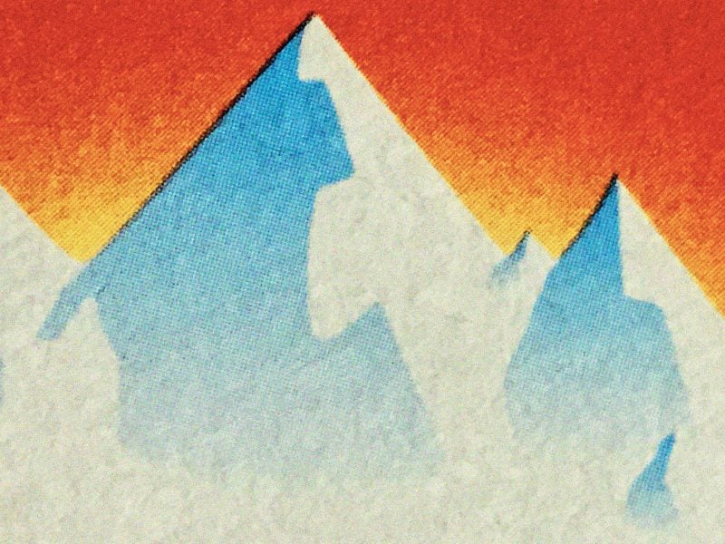 Nasri Sayegh, Je me souviens des montagnes, 2024, collage, photography and scanning, 50 x 37 cm. Photograph: Nasri Sayegh. Courtesy of the artist