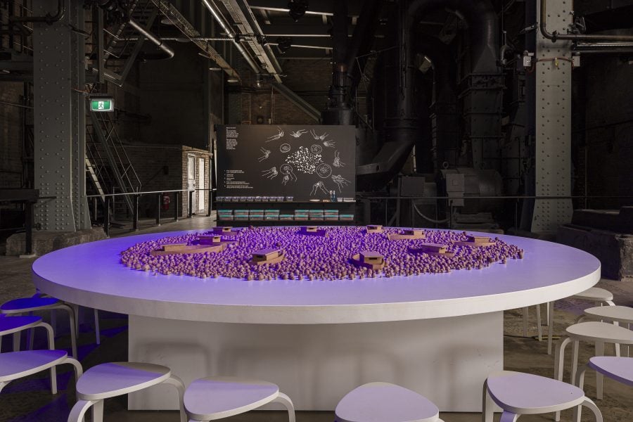Tuan Mami, SEEDING THE FUTURE No. 3, 2026. Commissioned by the Biennale of Sydney. 
Courtesy of the artist © Tuan Mami. Installation view, 25th Biennale of Sydney, Rememory, 2026, 
White Bay Power Station. Photograph: Document Photography